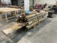 Partij eiken balken en planken - afbeelding 4 van  6