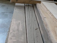Partij eiken balken en planken - afbeelding 2 van  13
