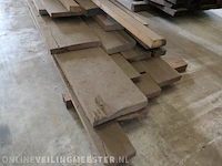 Partij eiken balken en planken - afbeelding 2 van  10