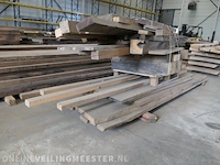 Partij eiken balken en planken - afbeelding 4 van  10