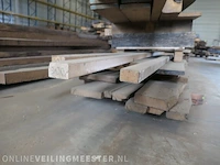 Partij eiken balken en planken - afbeelding 8 van  10