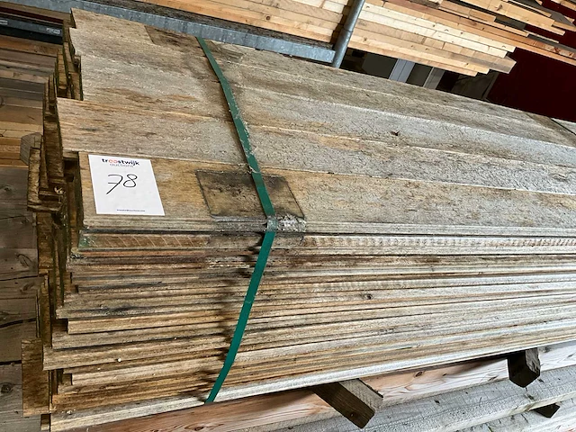 Partij eiken planken - afbeelding 3 van  5