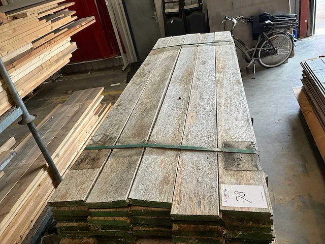 Partij eiken planken - afbeelding 4 van  5