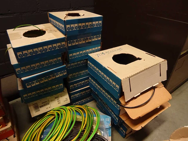 Partij elektrakabel, circa 75 rollen - afbeelding 5 van  6
