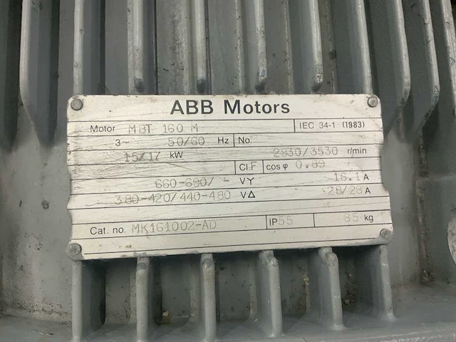 Partij elektromotoren en onderdelen o.a. abb en danfoss. - afbeelding 9 van  28