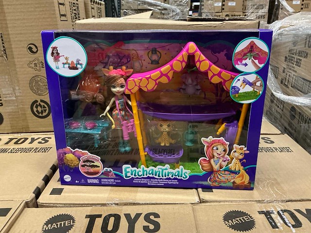 Partij enchantimals savanna sleepover playsets (117x) - afbeelding 2 van  5