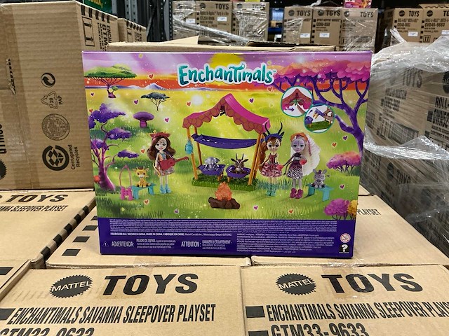 Partij enchantimals savanna sleepover playsets (117x) - afbeelding 4 van  5