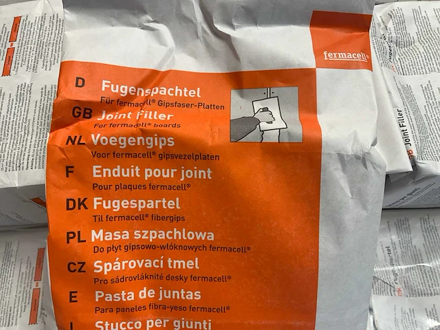 Partij fermacell voegengips 5kg. (108x) - afbeelding 5 van  7