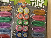 Partij fiets artikelen w.o. fietsbellen, grepen, slaaprollen w.o. yepp, xlc - afbeelding 3 van  12