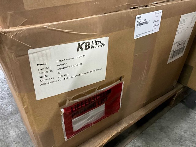 Partij filterzakken - afbeelding 3 van  5