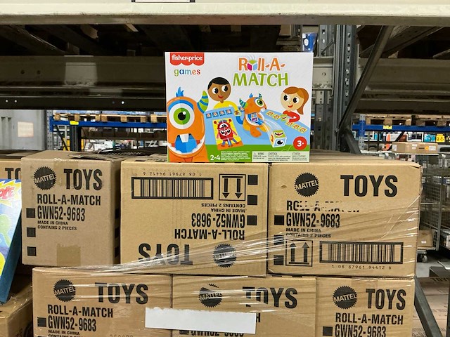 Partij fisher-price roll-a-match games (128x) - afbeelding 1 van  4