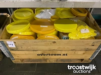 Partij flenskappen, flensbescherming en deksels