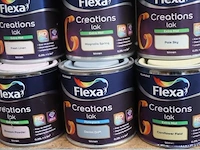 Partij flexa creations binnen lakverf - 30 blikken á 250ml - afbeelding 3 van  6