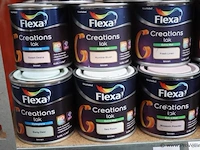 Partij flexa creations binnen lakverf - 30 blikken á 250ml - afbeelding 4 van  6