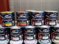 Partij flexa creations binnen lakverf - 30 blikken á 250ml - afbeelding 5 van  6