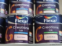 Partij flexa creations binnen lakverf - 42 blikken á 250ml - afbeelding 3 van  7