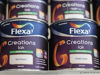 Partij flexa creations binnen lakverf - 42 blikken á 250ml - afbeelding 4 van  7
