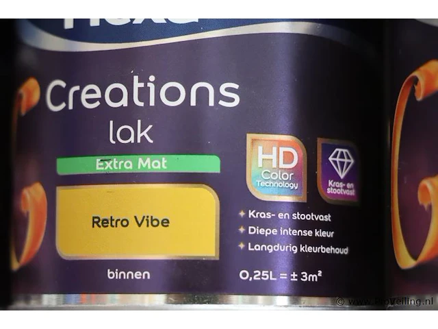 Partij flexa creations binnen lakverf - 42 blikken á 250ml - afbeelding 7 van  7