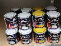 Partij flexa creations binnenlak - 24 blikken á 250ml - afbeelding 1 van  4