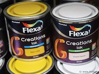 Partij flexa creations binnenlak - 24 blikken á 250ml - afbeelding 2 van  4