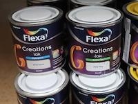 Partij flexa creations binnenlak - 24 blikken á 250ml - afbeelding 3 van  4