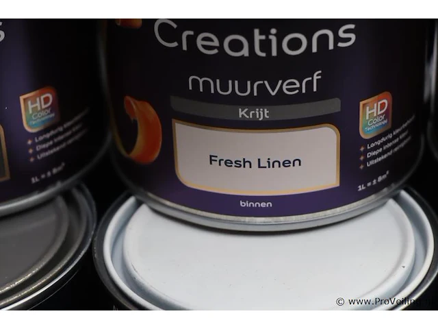 Partij flexa creations muurverf - diverse kleuren - 24 blikken á 1ltr - afbeelding 3 van  8