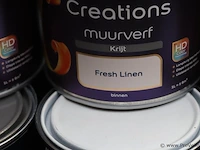 Partij flexa creations muurverf - diverse kleuren - 24 blikken á 1ltr - afbeelding 3 van  8