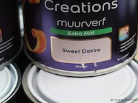 Partij flexa creations muurverf - diverse kleuren - 24 blikken á 1ltr - afbeelding 4 van  8