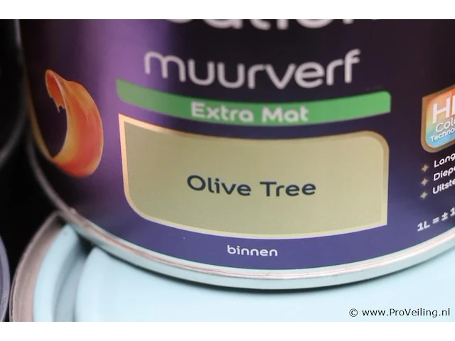 Partij flexa creations muurverf - diverse kleuren - 24 blikken á 1ltr - afbeelding 4 van  8