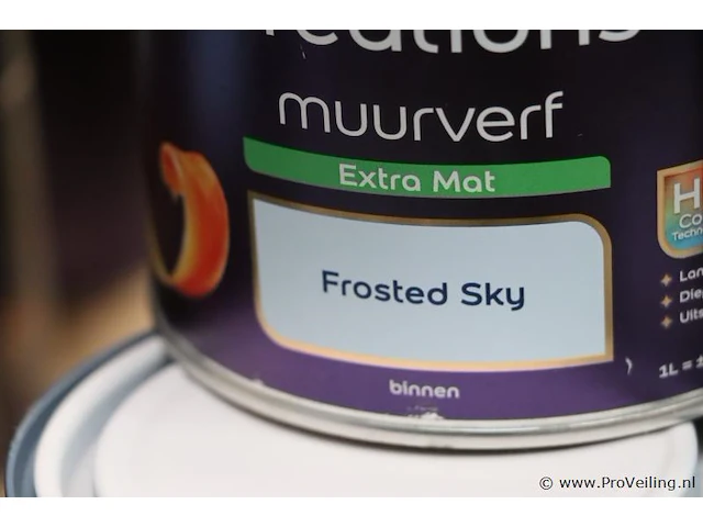 Partij flexa creations muurverf - diverse kleuren - 34 blikken á 1ltr - afbeelding 5 van  8