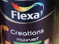 Partij flexa creations muurverf - extra mat - kleur retro vibe - 13 blikken á 750ml - afbeelding 2 van  3