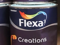 Partij flexa creations muurverf - extra mat - vintage blue -10 blikken á 1ltr - afbeelding 2 van  3