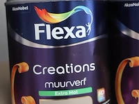 Partij flexa creations muurverf - kleur brave ground - 10 blikken á 1ltr - afbeelding 2 van  4