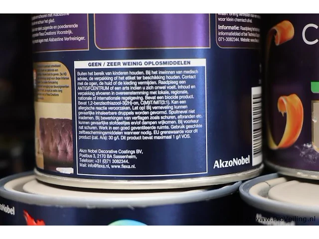 Partij flexa creations muurverf - kleur brave ground - 10 blikken á 1ltr - afbeelding 4 van  4
