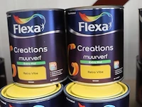 Partij flexa creations muurverf - kleur extra mat retro vibe - 10 blikken á 1ltr - afbeelding 1 van  4