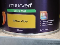 Partij flexa creations muurverf - kleur extra mat retro vibe - 10 blikken á 1ltr - afbeelding 3 van  4