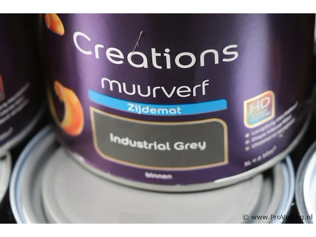 Partij flexa creations muurverf, diverse kleuren - 20 stuks á 1ltr - afbeelding 3 van  7