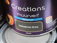 Partij flexa creations muurverf, diverse kleuren - 20 stuks á 1ltr - afbeelding 3 van  7