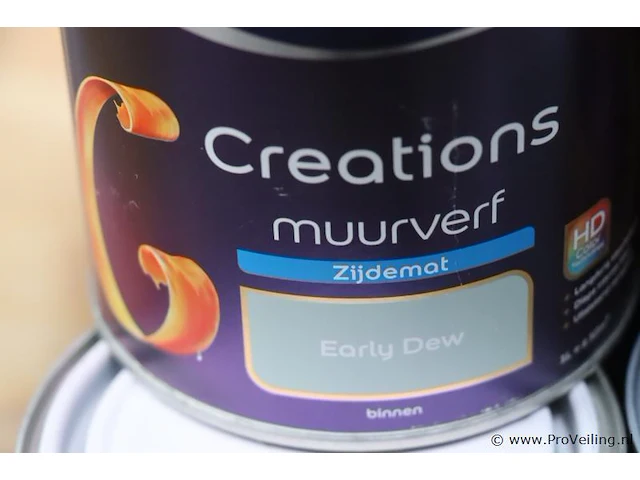 Partij flexa creations muurverf, diverse kleuren - 20 stuks á 1ltr - afbeelding 4 van  7