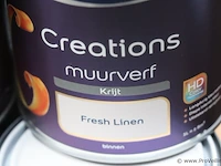 Partij flexa creations muurverf, diverse kleuren - 20 stuks á 1ltr - afbeelding 5 van  7