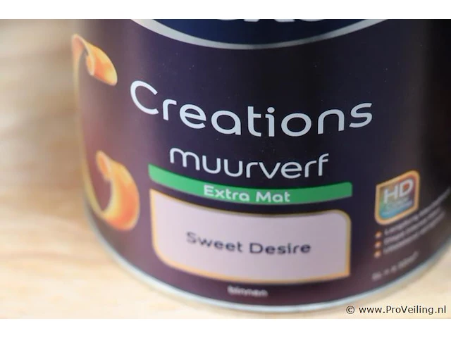Partij flexa creations muurverf, diverse kleuren - 20 stuks á 1ltr - afbeelding 6 van  7