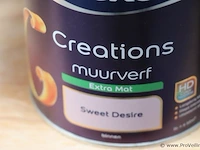 Partij flexa creations muurverf, diverse kleuren - 20 stuks á 1ltr - afbeelding 6 van  7