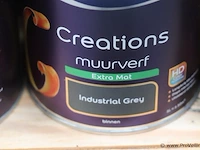 Partij flexa creations muurverf, diverse kleuren - 20 stuks á 1ltr - afbeelding 7 van  7