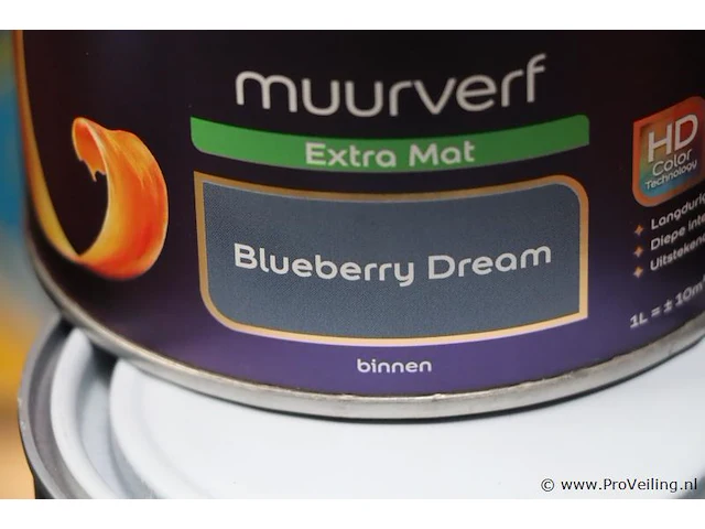 Partij flexa creations muurverf, diverse kleuren - 22 stuks á 1ltr - afbeelding 4 van  6