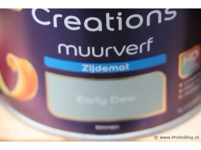 Partij flexa creations muurverf, diverse kleuren - 22 stuks á 1ltr - afbeelding 5 van  6