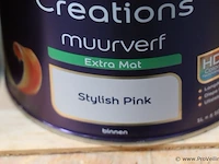 Partij flexa creations muurverf, diverse kleuren - 22 stuks á 1ltr - afbeelding 6 van  6