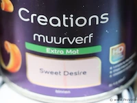 Partij flexa creations muurverf, diverse kleuren - 24 stuks á 1ltr - afbeelding 2 van  6