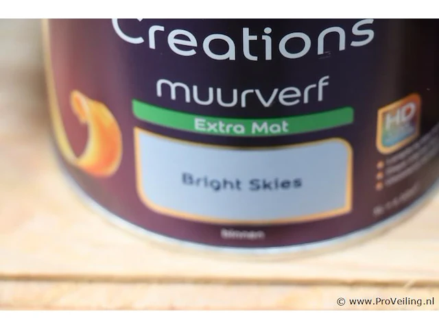 Partij flexa creations muurverf, diverse kleuren - 24 stuks á 1ltr - afbeelding 5 van  6