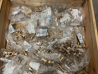 Partij geberit messing persfittingen, 165 stuks - afbeelding 3 van  3