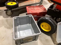 Partij gebruikte en ongebruikte karren, wielen, kisten en verfspuit (14x) - afbeelding 4 van  8